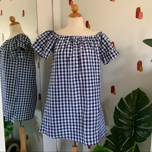 Cute Gingham Short Summer Dress
